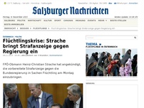 Bild zum Artikel: Flüchtlingskrise: Strache bringt Strafanzeige gegen Regierung ein