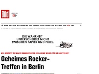 Bild zum Artikel: Macht-Demo im Milieu - Geheimes Rocker- Treffen in Berlin