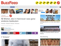 Bild zum Artikel: 18 Wörter, die in Hannover eine komplett andere Bedeutung haben