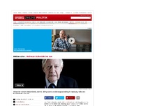 Bild zum Artikel: Altkanzler: Helmut Schmidt ist tot