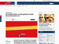 Bild zum Artikel: Flüchtlingskrise - Schweden führt vorübergehend wieder Grenzkontrollen ein