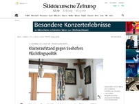 Bild zum Artikel: Protest aus der Kirche: Klosteraufstand gegen Seehofers Flüchtlingspolitik