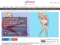 Bild zum Artikel: Lustige Bilder einer Schwangerschaft: Wenn Schuheanziehen zur sportlichen Höchstleistung wird