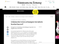 Bild zum Artikel: Brandenburg: Unbekannte treten schwangere Somalierin krankenhausreif