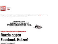 Bild zum Artikel: 60 Beamte im Einsatz - Razzia gegen Facebook-Hetzer!