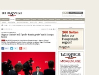 Bild zum Artikel: Sigmar Gabriel will 'große Kontingente' nach Europa holen