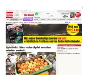 Bild zum Artikel: Steirische Äpfel nicht gut genug für Flüchtlinge?