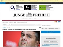 Bild zum Artikel: Gabriel: „Spinner am rechten Rand“ sind nicht Deutschland