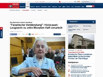 Bild zum Artikel: Rechtsextreme Ursula Haverbeck - 'Fanatische Verblendung': Holocaust-Leugnerin zu zehn Monaten Haft verurteilt