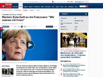 Bild zum Artikel: Statement zum Terror in Paris - Merkel: Dieser Angriff auf die Freiheit gilt nicht nur Paris, er meint uns alle