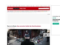 Bild zum Artikel: Terror in Paris: Das zynische Kalkül der Dschihadisten
