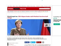 Bild zum Artikel: Flüchtlingskrise: CDU-Abgeordneter stellt Merkels Kanzlerschaft infrage