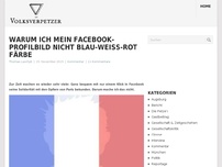 Bild zum Artikel: Warum ich mein Facebook-Profilbild nicht blau-weiß-rot färbe