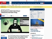 Bild zum Artikel: „Wir werden euch finden' - Anonymous erklärt dem IS per Videobotschaft den Krieg