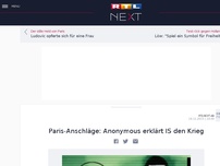 Bild zum Artikel: Paris-Anschläge: Anonymous erklärt IS den Krieg