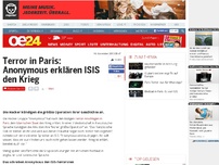 Bild zum Artikel: Anonymus erklären ISIS den Krieg