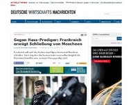 Bild zum Artikel: Gegen Hass-Prediger: Frankreich erwägt Schließung von Moscheen