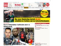 Bild zum Artikel: Paris-Attentäter befindet sich in Österreich