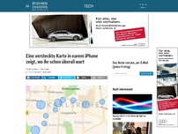 Bild zum Artikel: Eine versteckte Karte in eurem iPhone zeigt, wo ihr schon überall wart