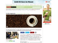 Bild zum Artikel: Ernährungsstudie: Kaffeetrinker leben länger