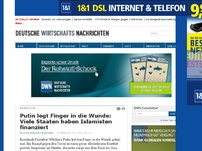 Bild zum Artikel: Putin legt Finger in die Wunde: Viele Staaten haben Islamisten finanziert