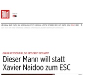 Bild zum Artikel: Online-Petition - Dieser Mann will statt Xavier Naidoo zum ESC