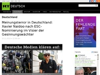 Bild zum Artikel: Meinungsterror in Deutschland: Xavier Naidoo nach ESC-Nominierung im Visier der Gesinnungswächter