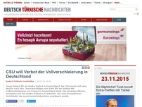 Bild zum Artikel: CSU will Verbot der Vollverschleierung in Deutschland
