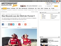 Bild zum Artikel: Formel 1 - Live-Ticker: Kurioses vom Formel-1-Tag: Das Neueste aus der Welt der Formel 1
