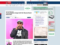 Bild zum Artikel: NDR macht Rückzieher - Xavier Naidoo singt nicht für Deutschland beim ESC