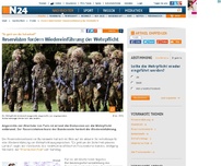 Bild zum Artikel: 'Es geht um die Sicherheit' - 
Reservisten fordern Wiedereinführung der Wehrpflicht