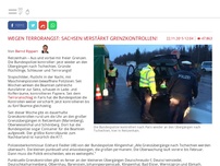 Bild zum Artikel: Wegen Terrorangst: Sachsen macht die Grenzen dicht