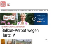 Bild zum Artikel: Klaus darf nur gucken - Balkon-Verbot wegen Hartz IV!