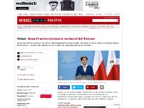 Bild zum Artikel: Polen: Neue Premierministerin verbannt EU-Fahnen