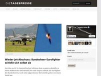 Bild zum Artikel: Wieder Jet-Abschuss: Bundesheer-Eurofighter schießt sich selbst ab