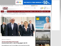 Bild zum Artikel: 'Schwere und wichtige Entscheidung': Steinmeier: Frage der Glaubwürdigkeit
