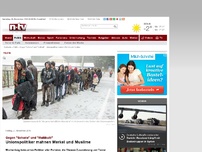 Bild zum Artikel: Gegen 'Scharia' und 'Multikulti': Unionspolitiker mahnen Merkel und Muslime