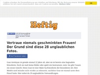 Bild zum Artikel: Vertraue niemals geschminkten Frauen! Der Grund sind diese 28 unglaublichen Fotos.