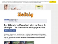 Bild zum Artikel: Der tätowierte Mann legt sich zu ihrem 4-Jährigen. Die Eltern sind völlig sprachlos.