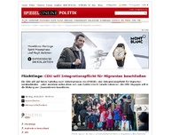 Bild zum Artikel: Flüchtlinge: CDU will Integrationspflicht für Migranten beschließen