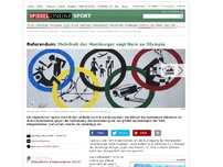 Bild zum Artikel: Referendum: Mehrheit der Hamburger sagt Nein zu Olympia
