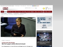 Bild zum Artikel: Umfrage in der Bevölkerung: Mehrheit gegen weitere Merkel-Amtszeit
