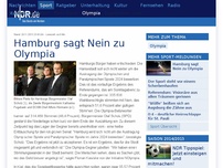 Bild zum Artikel: Hamburg sagt Nein zu Olympia