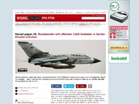 Bild zum Artikel: Kampf gegen IS: Bundeswehr will offenbar 1200 Soldaten in Syrien-Einsatz schicken