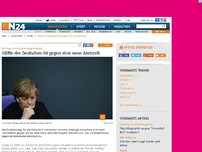 Bild zum Artikel: Umfrage zu Kanzlerin Angela Merkel - 
Hälfte der Deutschen ist gegen eine neue Amtszeit