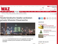 Bild zum Artikel: Niederländer verbieten private Silvester-Feuerwerke