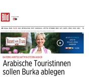 Bild zum Artikel: Ilse Aigner - Arabische Touristinnen sollen Burka ablegen