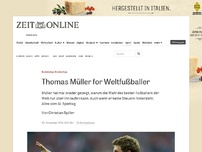 Bild zum Artikel: Bundesliga-Rückschau: Thomas Müller for Weltfußballer