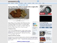 Bild zum Artikel: Essen schmeckte nicht: 60 Asylwerber sorgten für eine Massenschlägerei in Tirol
