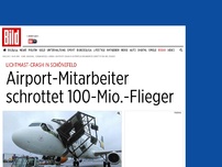 Bild zum Artikel: Crash in Schönefeld - Airport-Mitarbeiter schrottet 100-Mio.-Flieger